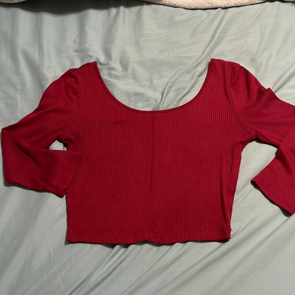 Forever 21 fitted cropped tee